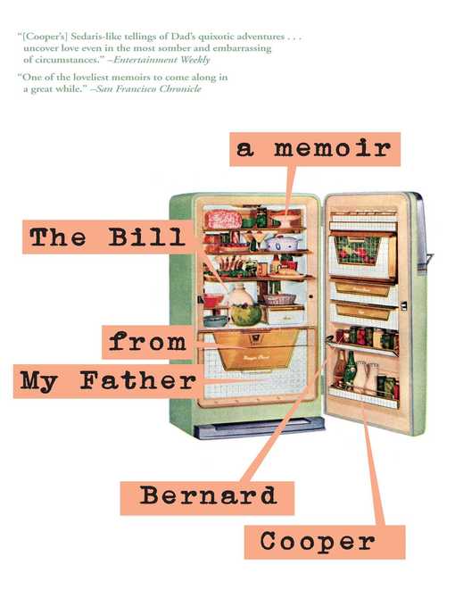 Title details for The Bill from My Father by Bernard Cooper - Wait list